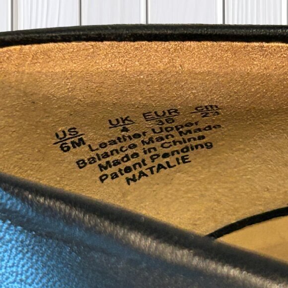 NATURALIZER Natalie Black Leather Dress Pump (Size 6) NWOT - Picture 6 of 7
